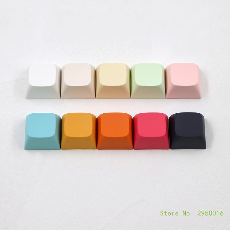 Keycaps Blank Pbt 1U - 20ชิ้น PBT ไม่สลักคีย์การ์ด XDA เปล่าการย้อม1U ความสูงสำหรับฝาปิดกุญแจสำหรับสวิตช์