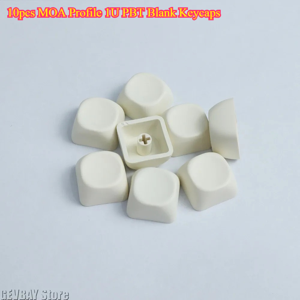 Keycaps Blank Pbt 1U - 10 ชิ้น MOA Profile 1U PBT