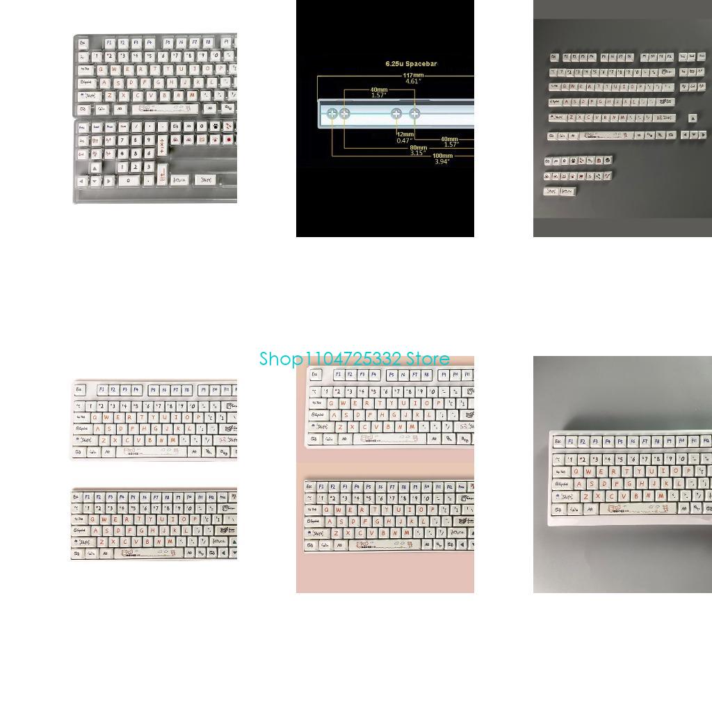 Keycaps Xda Profile Pbt Dye Sub - 122 อนุบาล XDA โปรไฟล์ KeyCap PBT