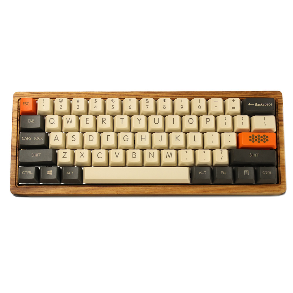 Keycaps Oem Profile 87 Keys - YMDK คาร์บอน61 87 104พิมพ์ด้านบนว่างเปล่าคีย์หนา PBT OEM