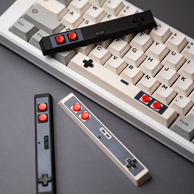 Keycaps Spacebar 6.25U Custom - จัดการกับสเปซบาร์6.25u โปร่งแสงที่กำหนดเองคีย์บอร์ดกลไกสีแดงและสีขาวของขวัญสำหรับเด็กผู้ชายส่วนบุคคล