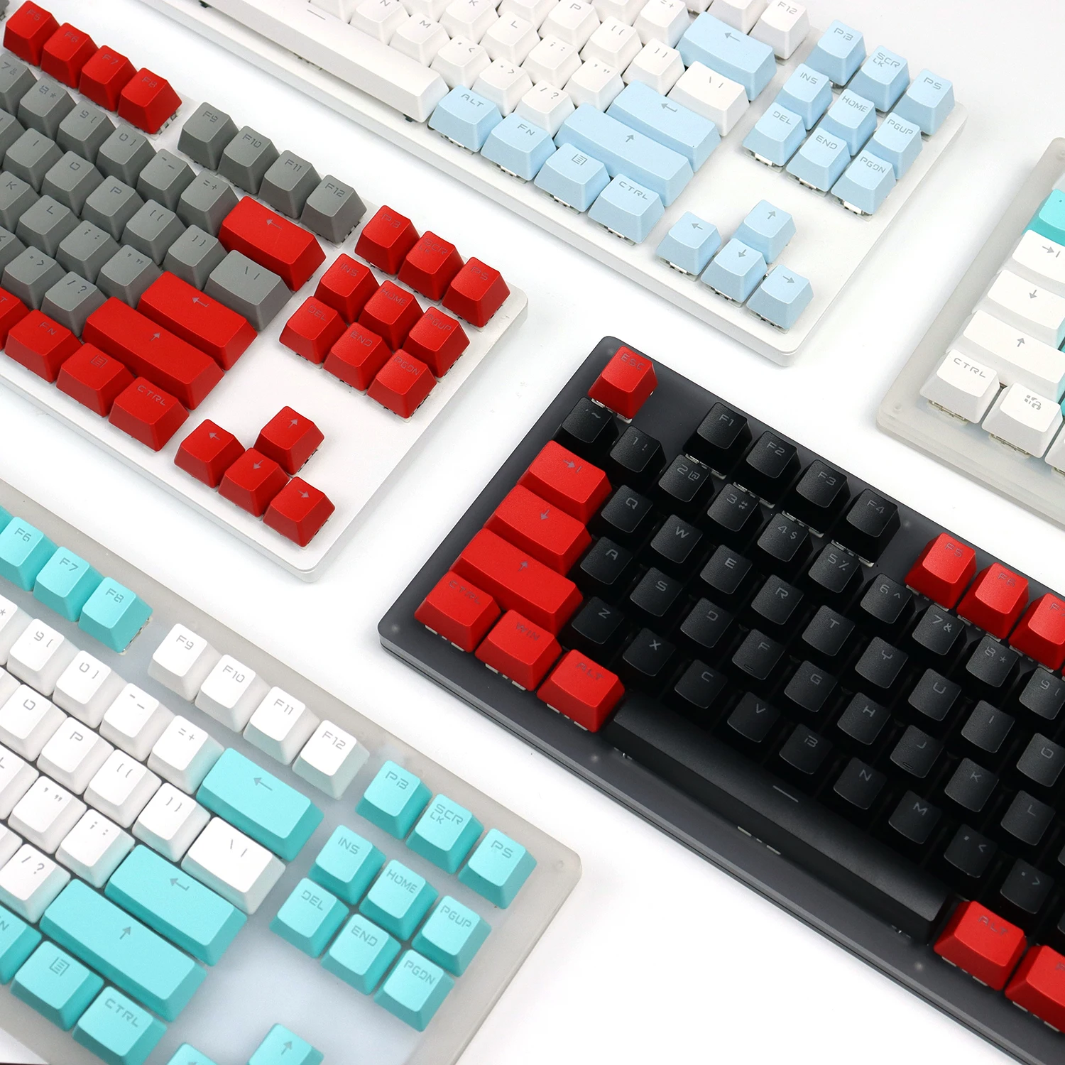 Keycaps Pbt Double Shot 104 Keys - ชุดคีย์แคป OEM 104 ปุ่ม แบบมีไฟพื้นหลัง วัสดุ