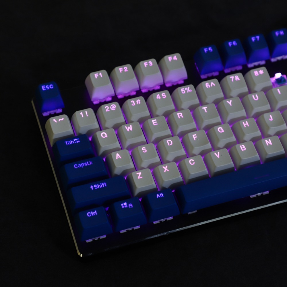 Keycaps Pbt Double Shot 104 Keys - โปรไฟล์ SA กุญแจ104ยิงคู่ส่องผ่าน dolch PTT GK61รูปลูกบอลสำหรับคีย์บอร์ดเชิงกล104