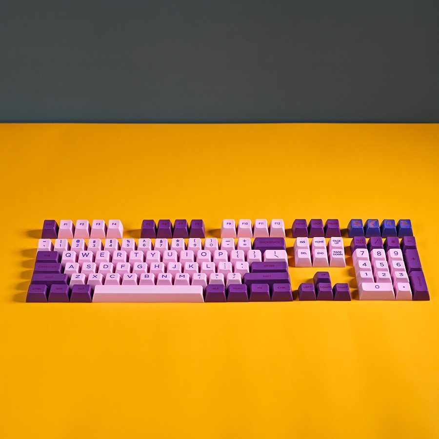 Keycaps Set Sa Profile Abs - 1ชุด Vice City GTA2 Theme Keycaps