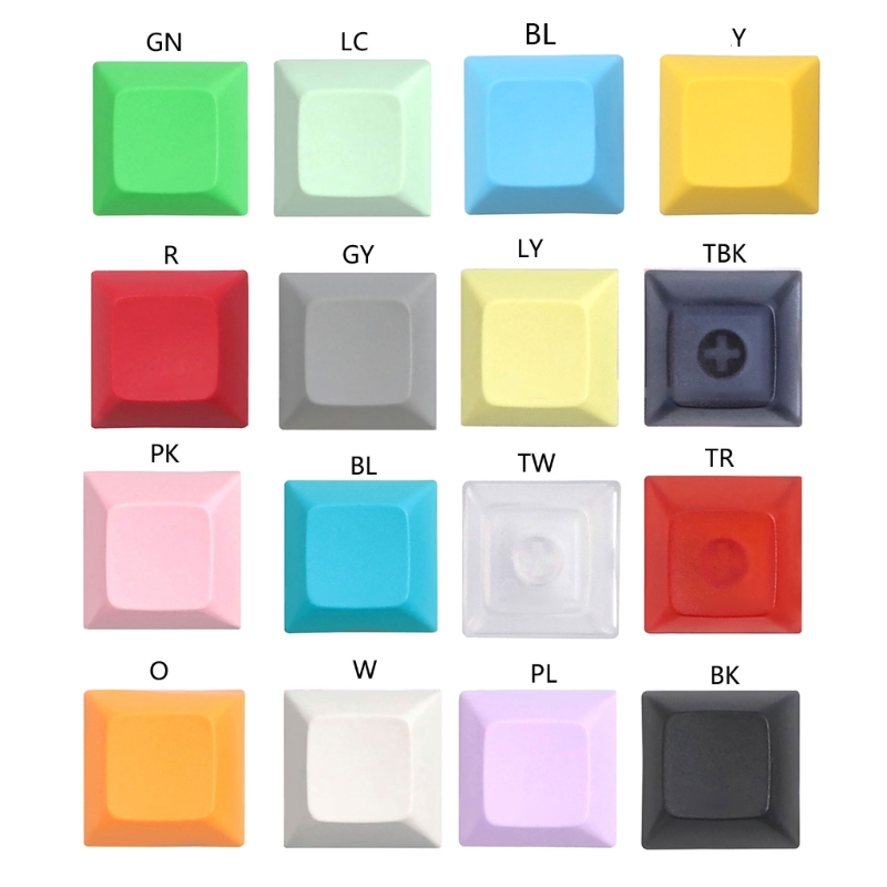 Keycaps Blank Pbt 1U - ชุดกุญแจ1U DSA ชุดคีย์บอร์ด PBT แบบว่างเปล่าชุดปุ่มกด DSA