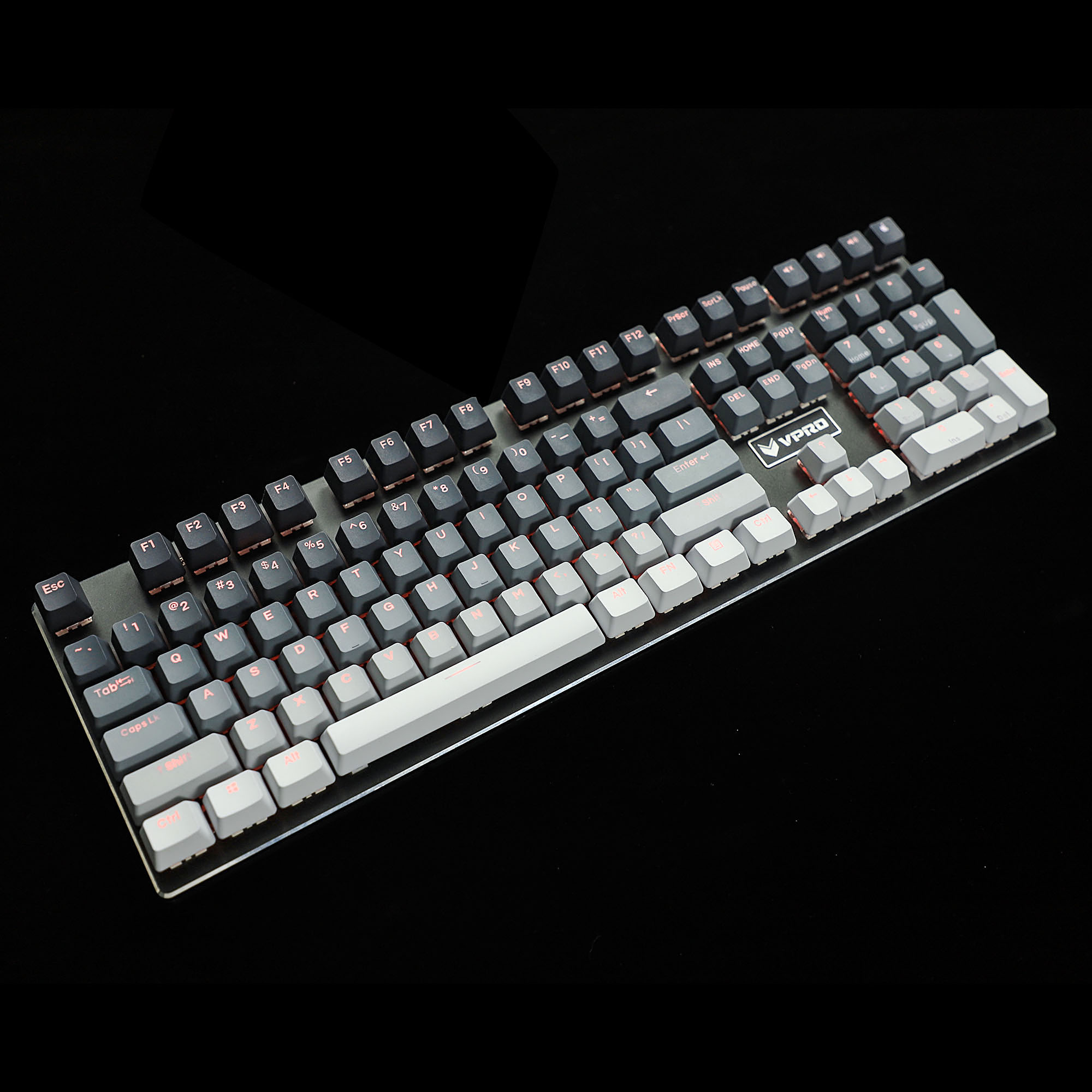 คีย์บอร์ดเรืองแสงไล่ระดับสีคู่ - Keycaps Oem Profile 87 Keys บทวิจารณ์และราคา