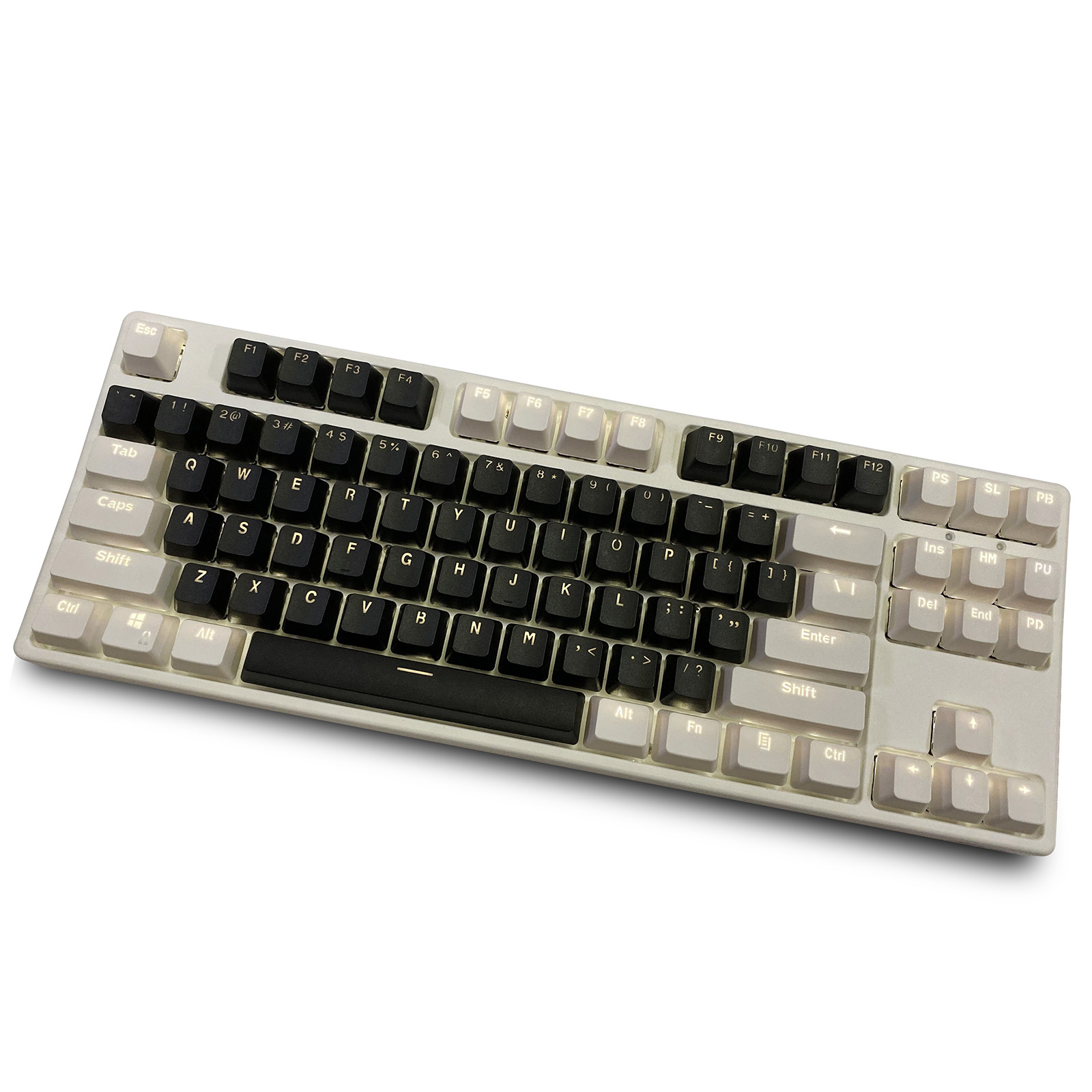 คีย์แคป PBT สีขาวดำ RK 87 คีย์ - Keycaps Oem Profile 87 Keys บทวิจารณ์และราคา
