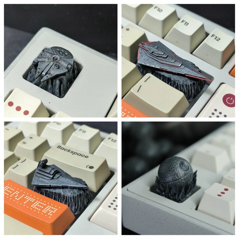 คีย์แคปเรซิ่น 3 มิติ งานแฮนด์เ - Keycaps Artisan Resin Handmade บทวิจารณ์และราคา