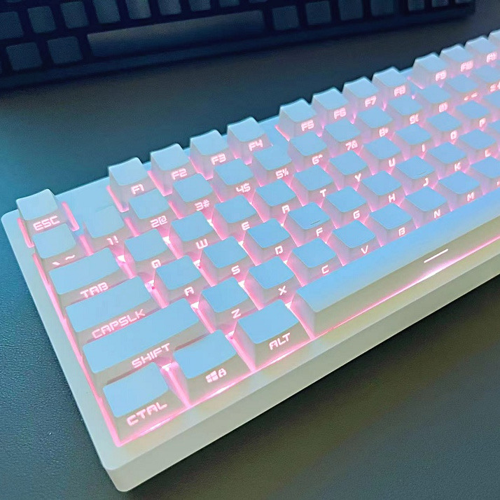 131คีย์คีย์ backlit RGB สีขาวส - Keycaps Oem Profile 87 Keys บทวิจารณ์และราคา