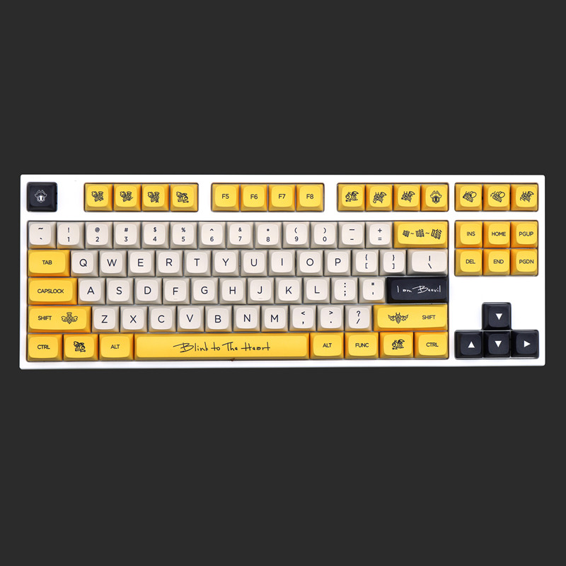 140 ปุ่ม/ชุด Angel หรือ Devil  - Keycaps Xda Profile Pbt Dye Sub บทวิจารณ์และราคา