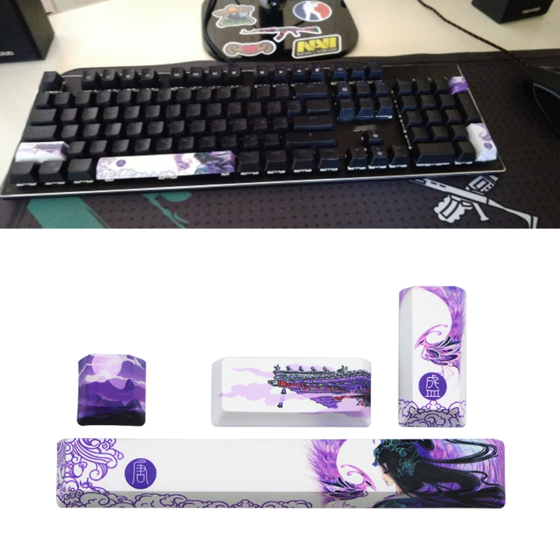 ห้าด้าน Over Dye-subbed 6.25u  - Keycaps Spacebar 6.25U Custom บทวิจารณ์และราคา