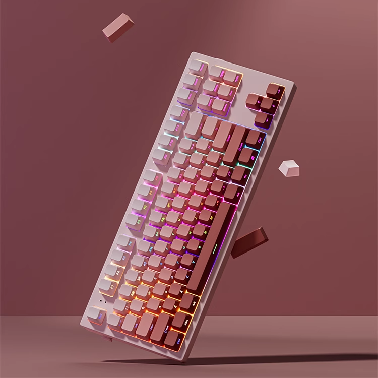 คีย์แคปโปรไฟล์ OEM แบบไล่เฉดสี - Keycaps Pbt Double Shot 104 Keys บทวิจารณ์และราคา