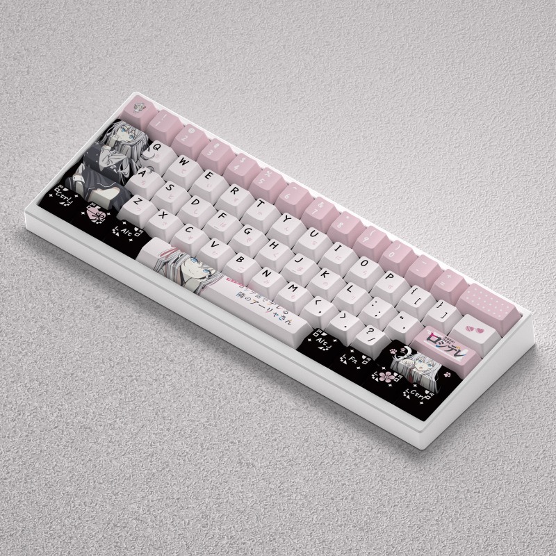 คีย์แคปอนิเมะ Alya วัสดุ PBT โ - Keycaps Oem Profile 87 Keys บทวิจารณ์และราคา