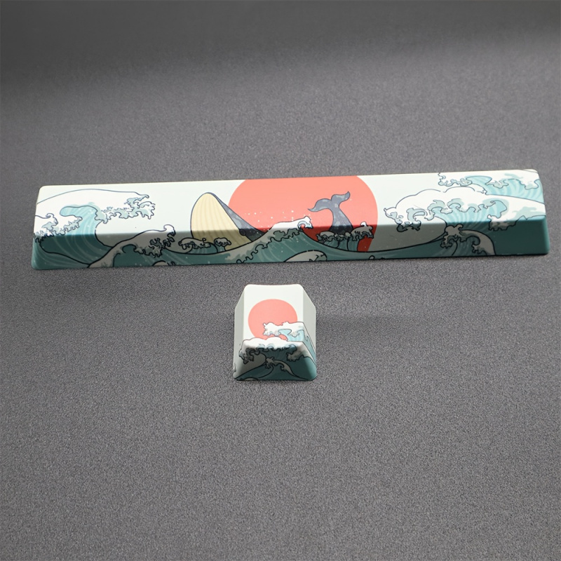 คีย์แคป Coral Sea 1 ชิ้น/2 ชิ้ - Keycaps Cherry Profile Pbt บทวิจารณ์และราคา