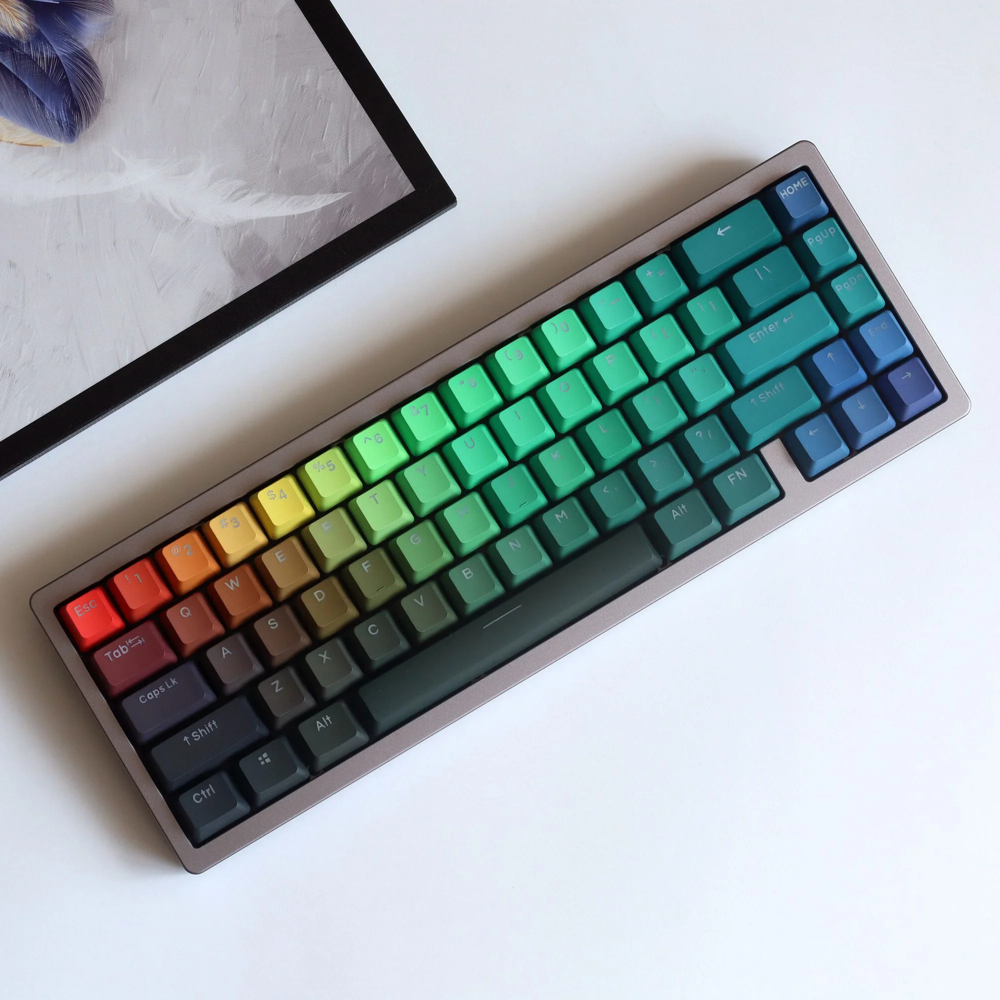 ชุดคีย์แคปแบบปริซึม PBT Dye Su - Keycaps Oem Profile 87 Keys บทวิจารณ์และราคา