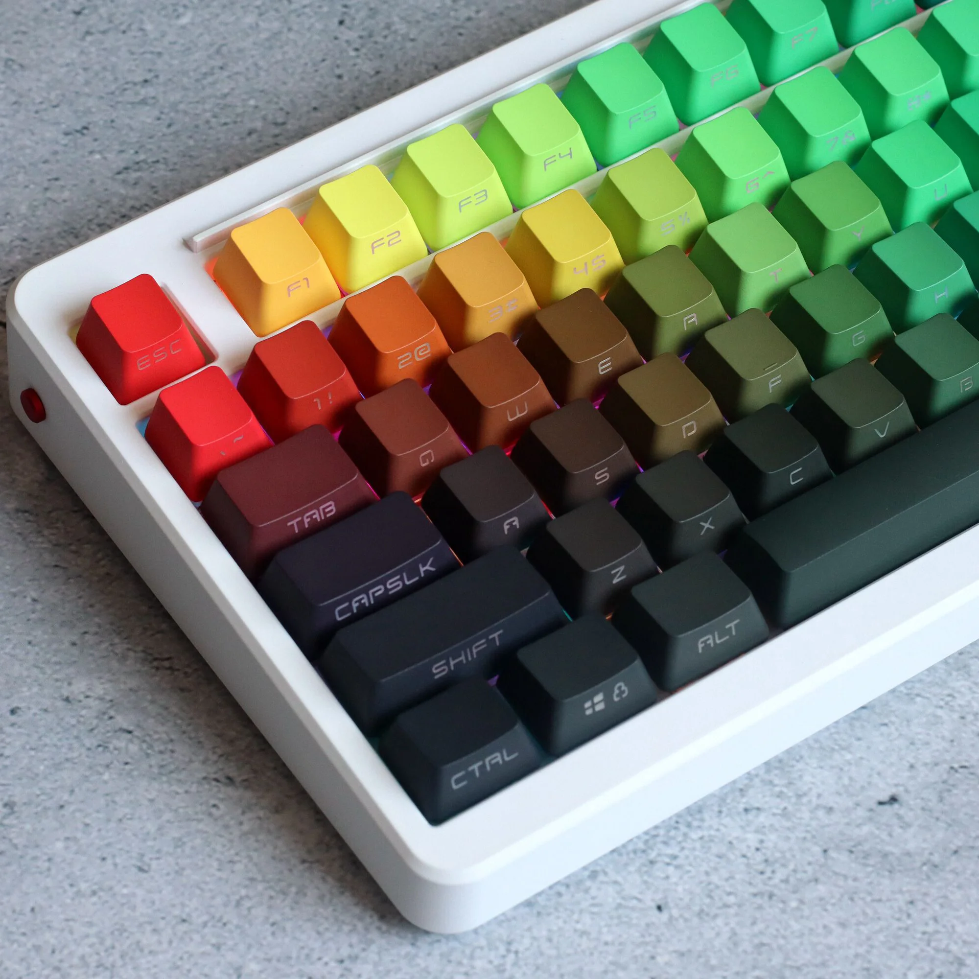 ชุดคีย์แคปแบบปริซึม PBT Dye Su - Keycaps Oem Profile 87 Keys บทวิจารณ์และราคา