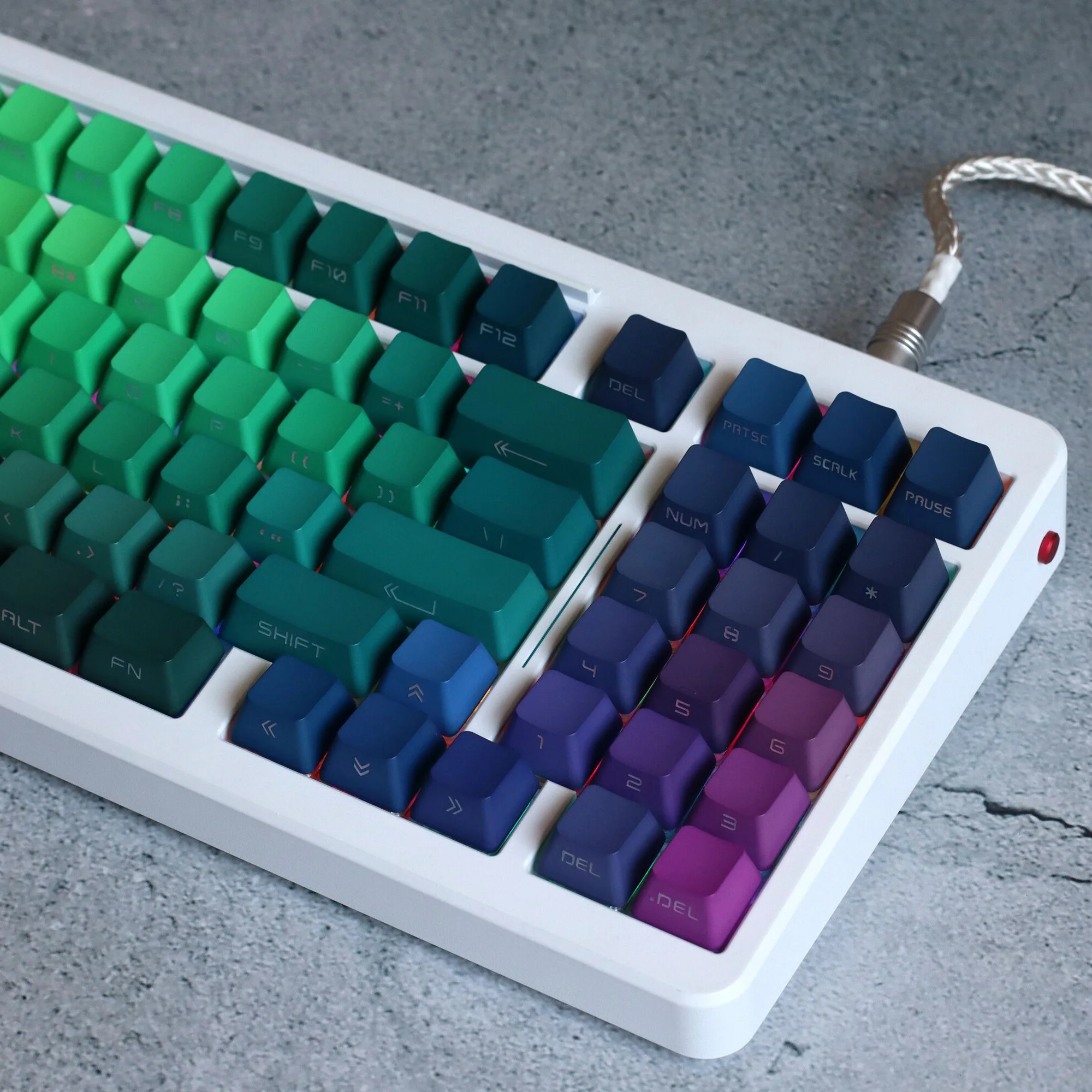 ชุดคีย์แคปแบบปริซึม PBT Dye Su - Keycaps Oem Profile 87 Keys บทวิจารณ์และราคา