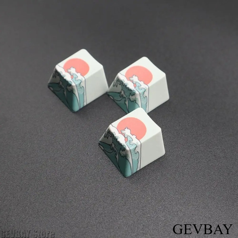 2 ชิ้น คีย์แคป Coral Sea PBT,  - Keycaps Spacebar 6.25U Custom บทวิจารณ์และราคา