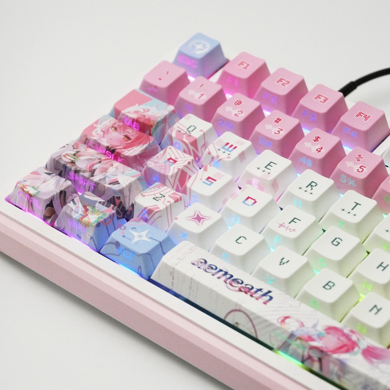 ชุดคีย์แคป 120 ปุ่ม Aemeath ลา - Keycaps Cherry Profile Pbt บทวิจารณ์และราคา
