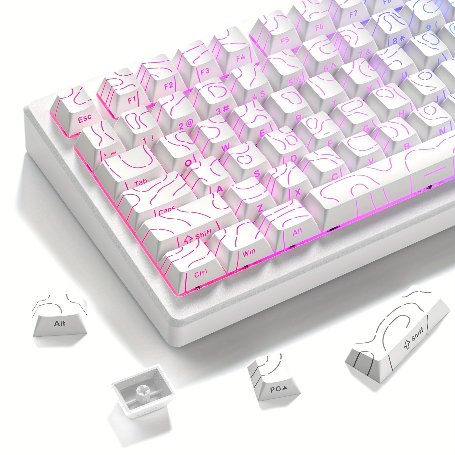 คีย์แคป PBT Contour Line 2026  - Keycaps Cherry Profile Pbt บทวิจารณ์และราคา