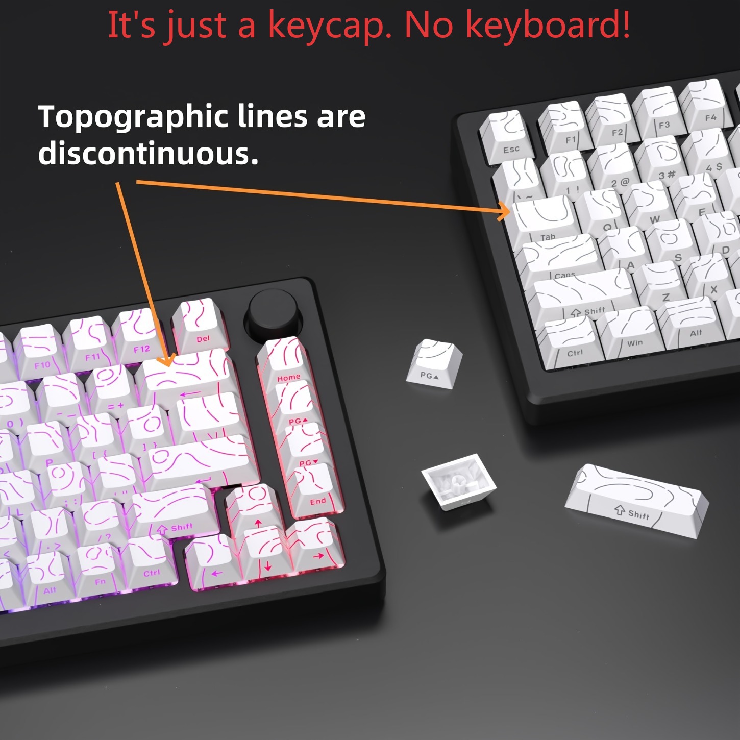 คีย์แคป PBT Contour Line 2026  - Keycaps Cherry Profile Pbt บทวิจารณ์และราคา