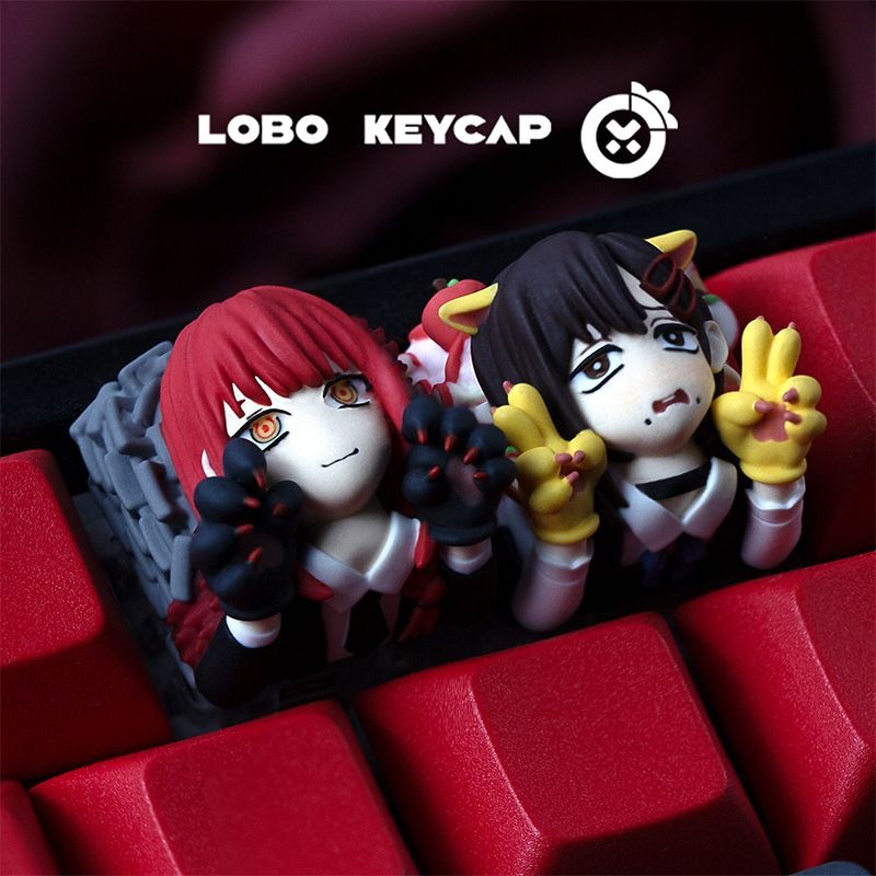 คีย์แคปเรซิ่นลาย Chainsaw Man  - Keycaps Artisan Resin Handmade บทวิจารณ์และราคา