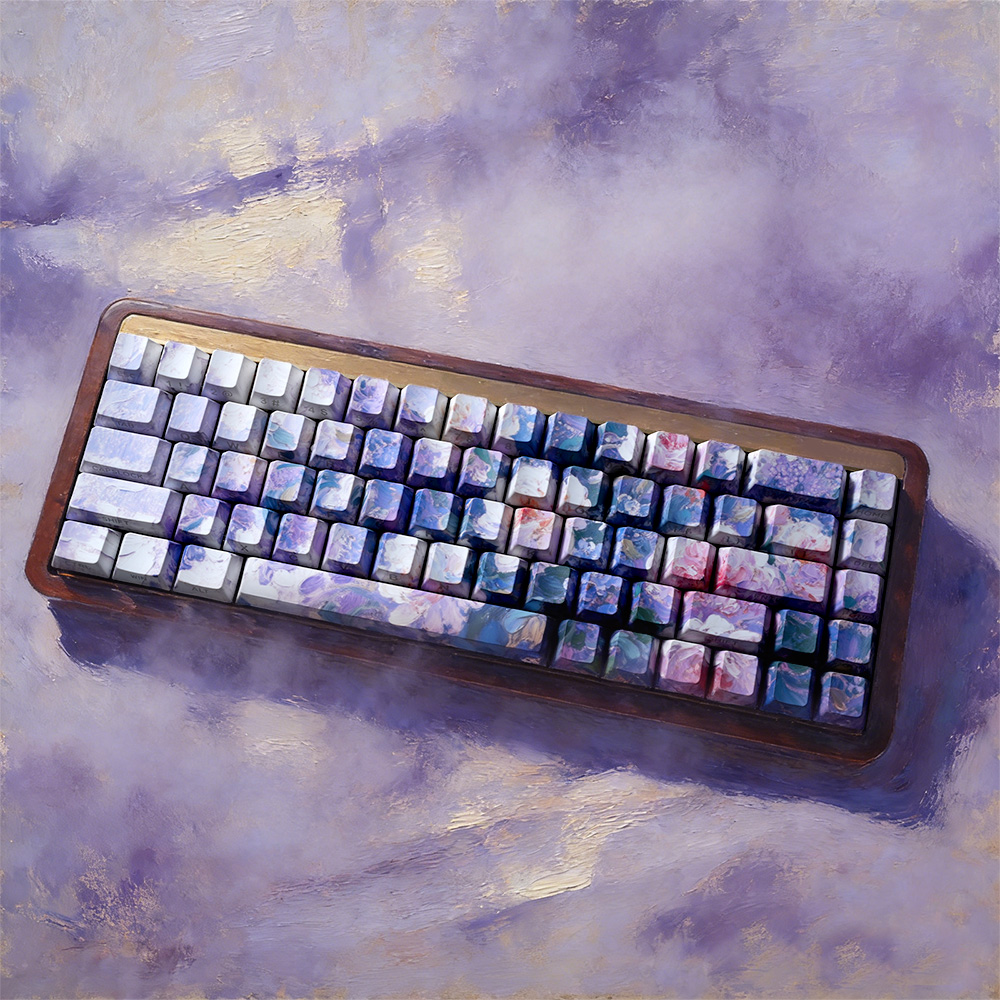 คีย์แคปพิมพ์ลายด้านข้างแบบโปร่ - Keycaps Cherry Profile Pbt บทวิจารณ์และราคา
