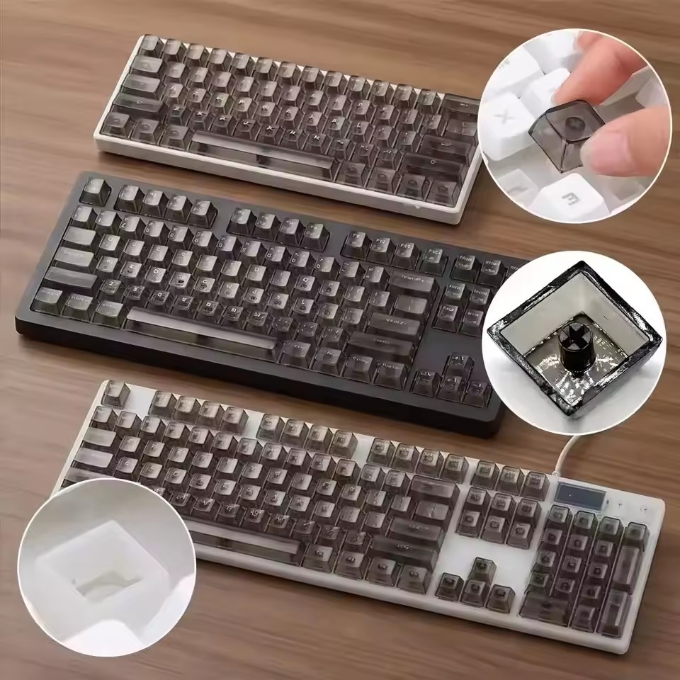 10-20 ชิ้น คีย์แคปใสคริสตัล คี - Keycaps Cherry Profile Pbt บทวิจารณ์และราคา