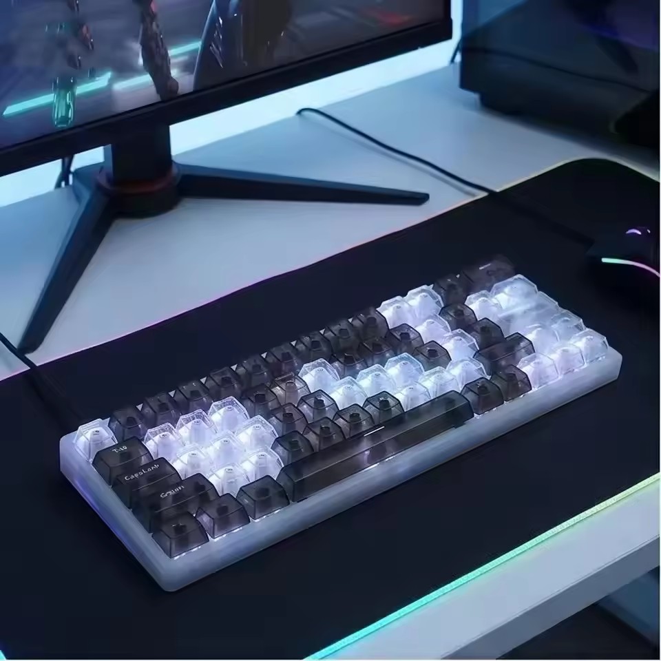10-20 ชิ้น คีย์แคปใสคริสตัล คี - Keycaps Cherry Profile Pbt บทวิจารณ์และราคา