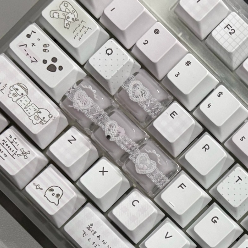 คีย์แคปงานฝีมือรูปโบว์ลูกไม้รู - Keycaps Artisan Resin Handmade บทวิจารณ์และราคา