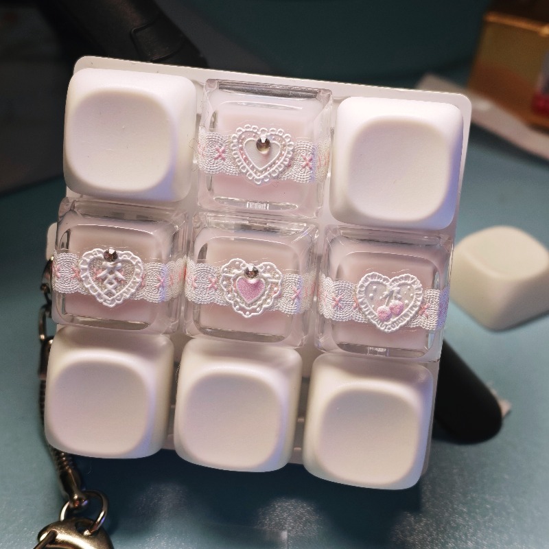 คีย์แคปงานฝีมือรูปโบว์ลูกไม้รู - Keycaps Artisan Resin Handmade บทวิจารณ์และราคา