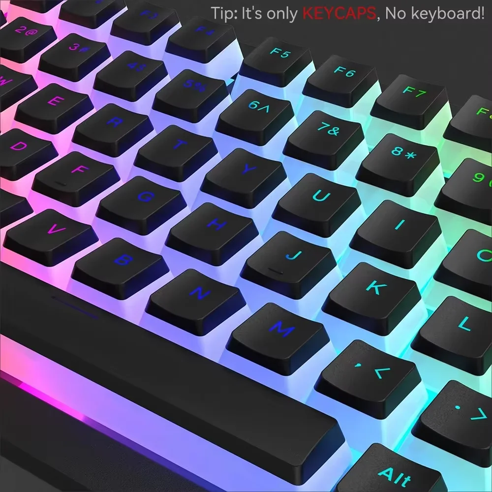 คีย์แคป Pudding 129 คีย์ PBT D - Keycaps Translucent Pudding Rgb บทวิจารณ์และราคา