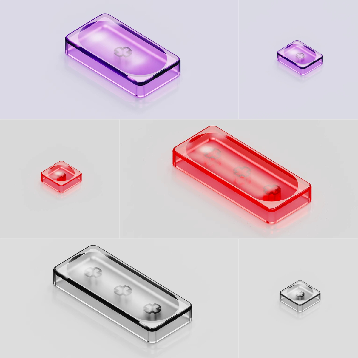 LCK Low Profile Keycap 1U/1.25 - Keycaps Low Profile Choc บทวิจารณ์และราคา