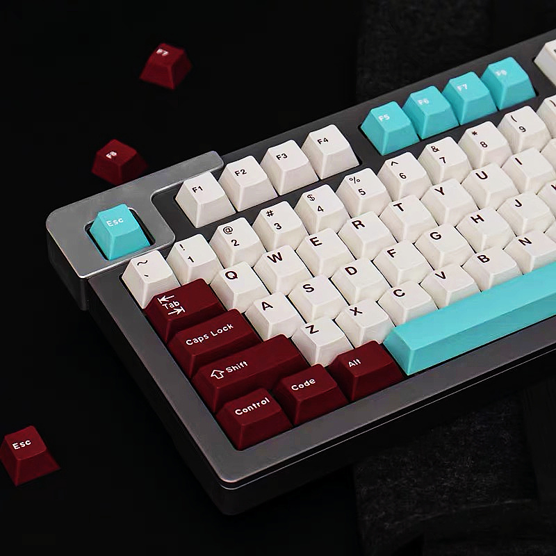 Gmk Clone keycaps สีฟ้า SAMURA - Keycaps Gmk Clone Abs บทวิจารณ์และราคา