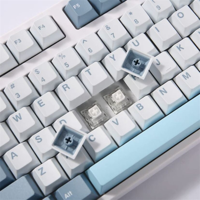 Gmk Clone keycaps สีฟ้า SAMURA - Keycaps Gmk Clone Abs บทวิจารณ์และราคา