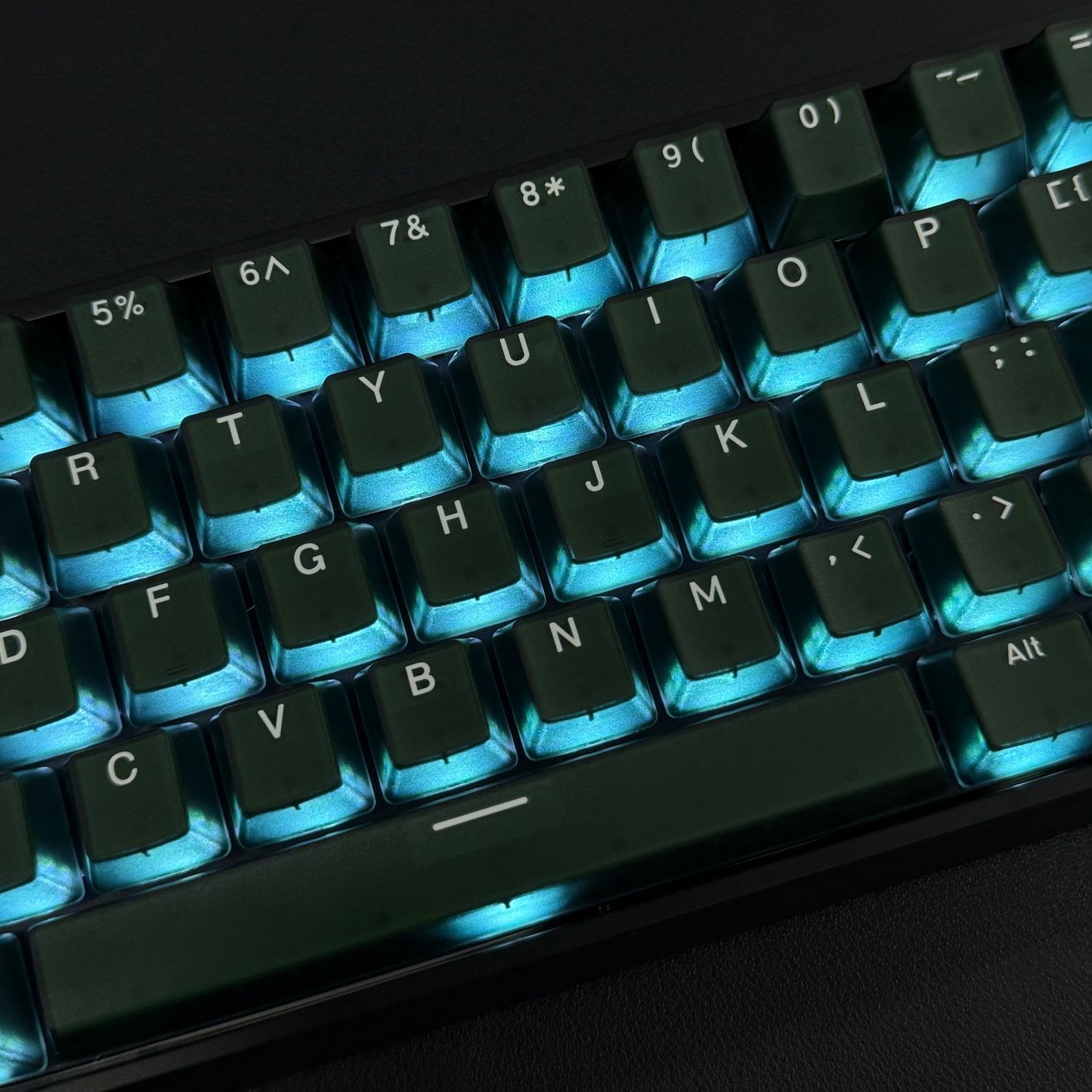 114 คีย์ Emerald Doule Shot PB - Keycaps Translucent Pudding Rgb บทวิจารณ์และราคา