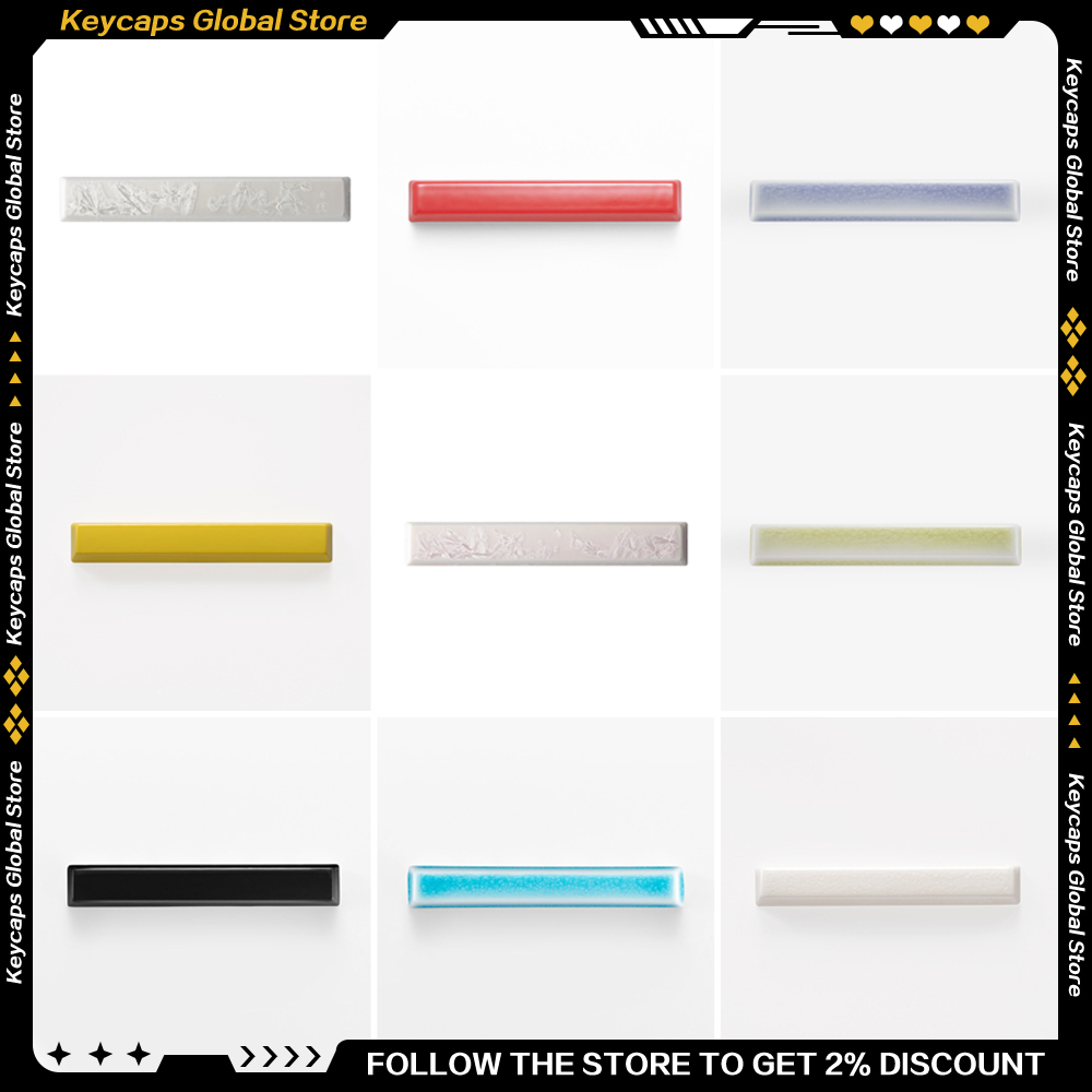 คีย์แคปเซรามิก Shanhai 6.25U ล - Keycaps Spacebar 6.25U Custom บทวิจารณ์และราคา