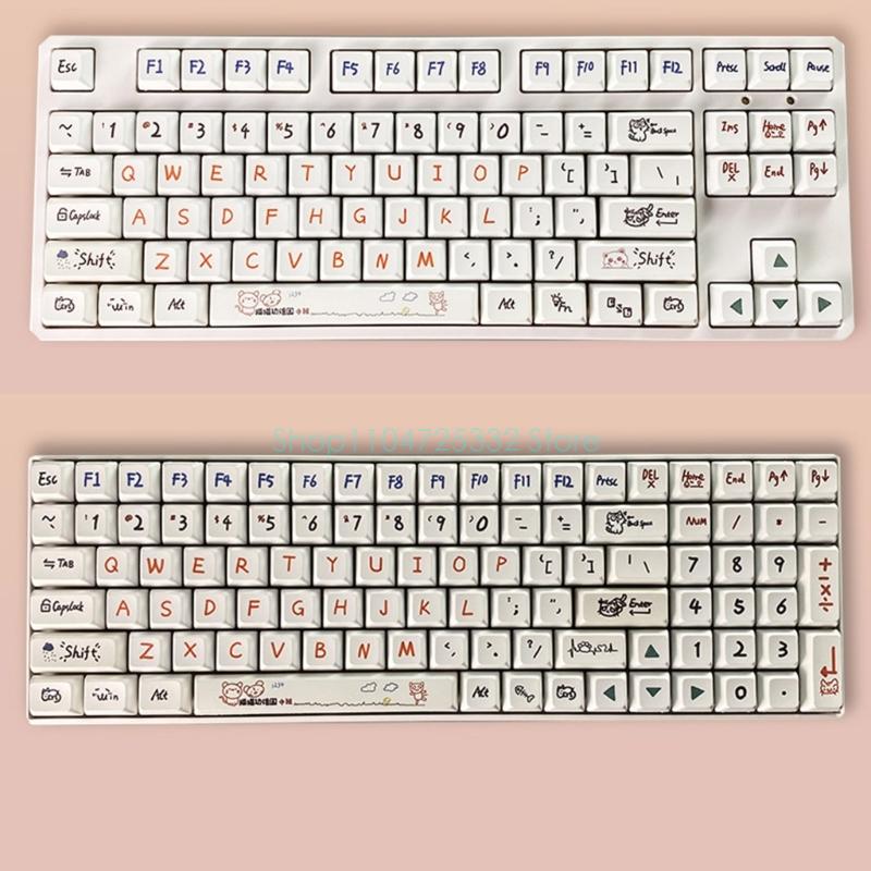 122 อนุบาล XDA โปรไฟล์ KeyCap  - Keycaps Xda Profile Pbt Dye Sub บทวิจารณ์และราคา