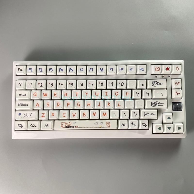 122 อนุบาล XDA โปรไฟล์ KeyCap  - Keycaps Xda Profile Pbt Dye Sub บทวิจารณ์และราคา