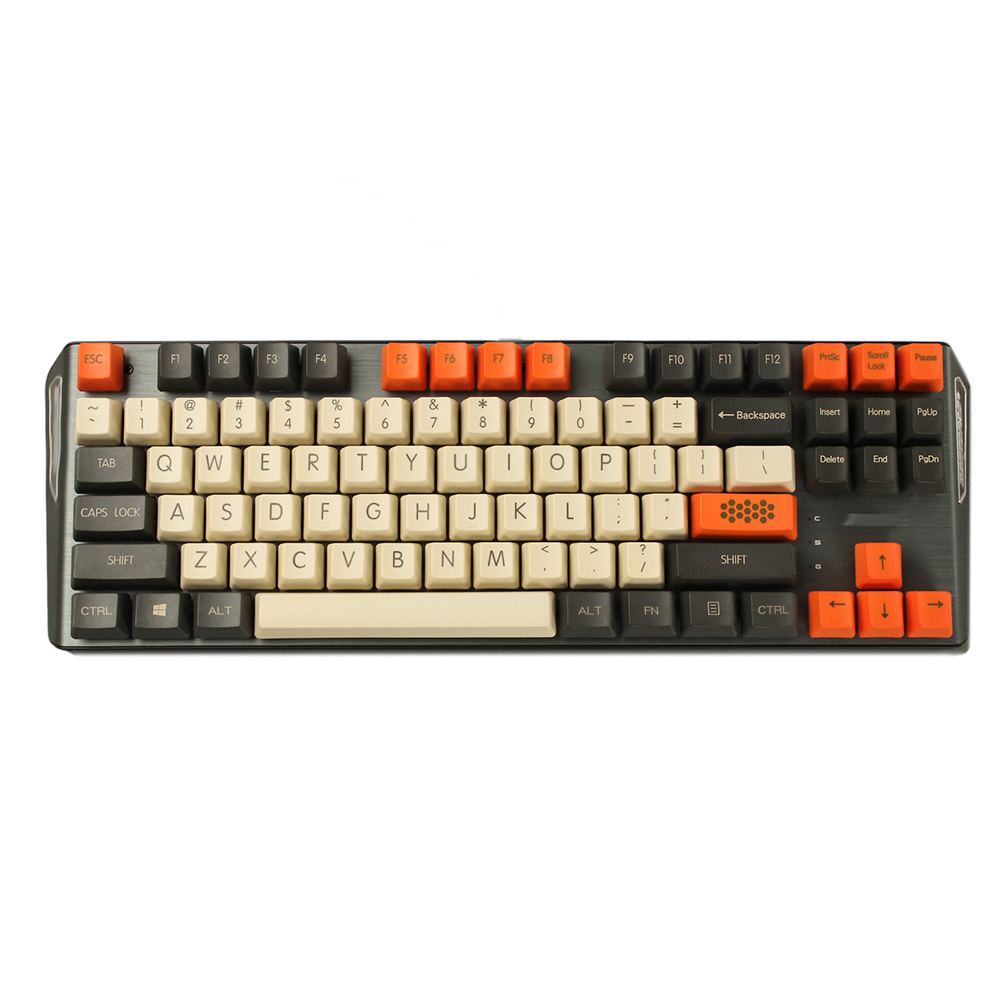 YMDK คาร์บอน61 87 104พิมพ์ด้าน - Keycaps Oem Profile 87 Keys บทวิจารณ์และราคา