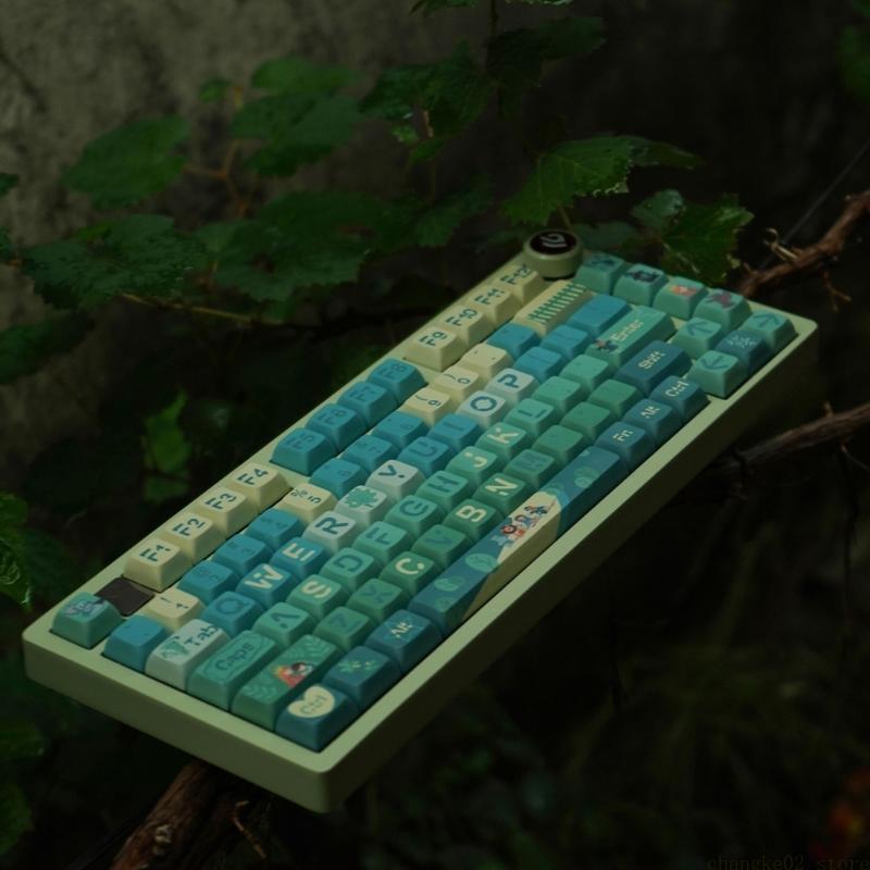 127Keys ข้อความเหมือนกับสีเขีย - Keycaps Xda Profile Pbt Dye Sub บทวิจารณ์และราคา