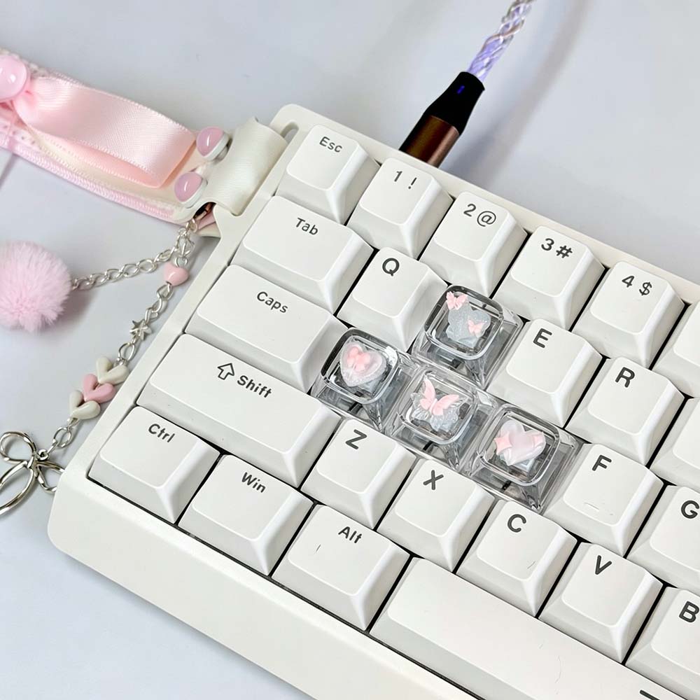 คีย์แคปเรซิ่นทำมือ 4 ชิ้น ใหม่ - Keycaps Artisan Resin Handmade บทวิจารณ์และราคา