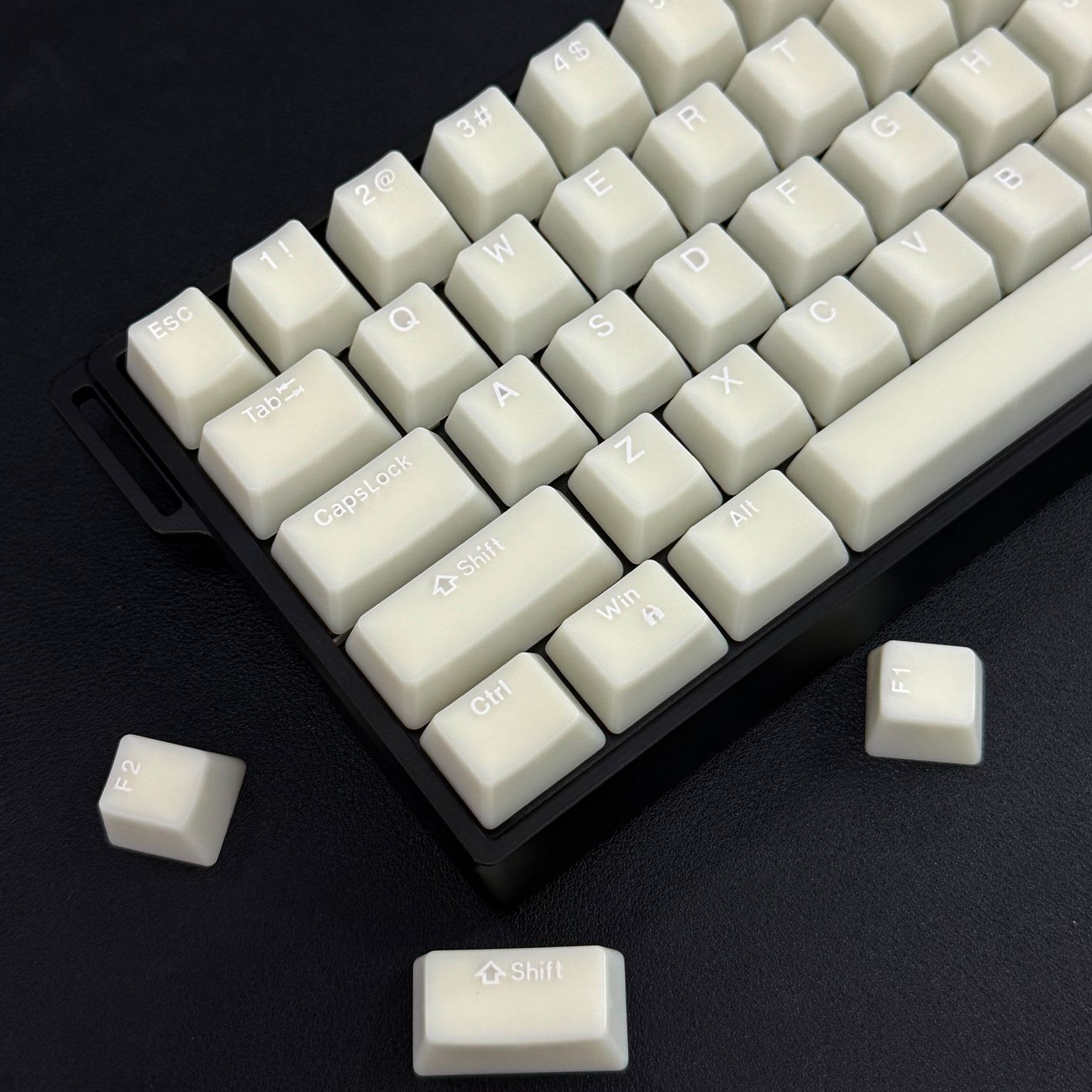 คีย์แคปพุดดิ้งโปร่งแสง 114 ปุ่ - Keycaps Translucent Pudding Rgb บทวิจารณ์และราคา