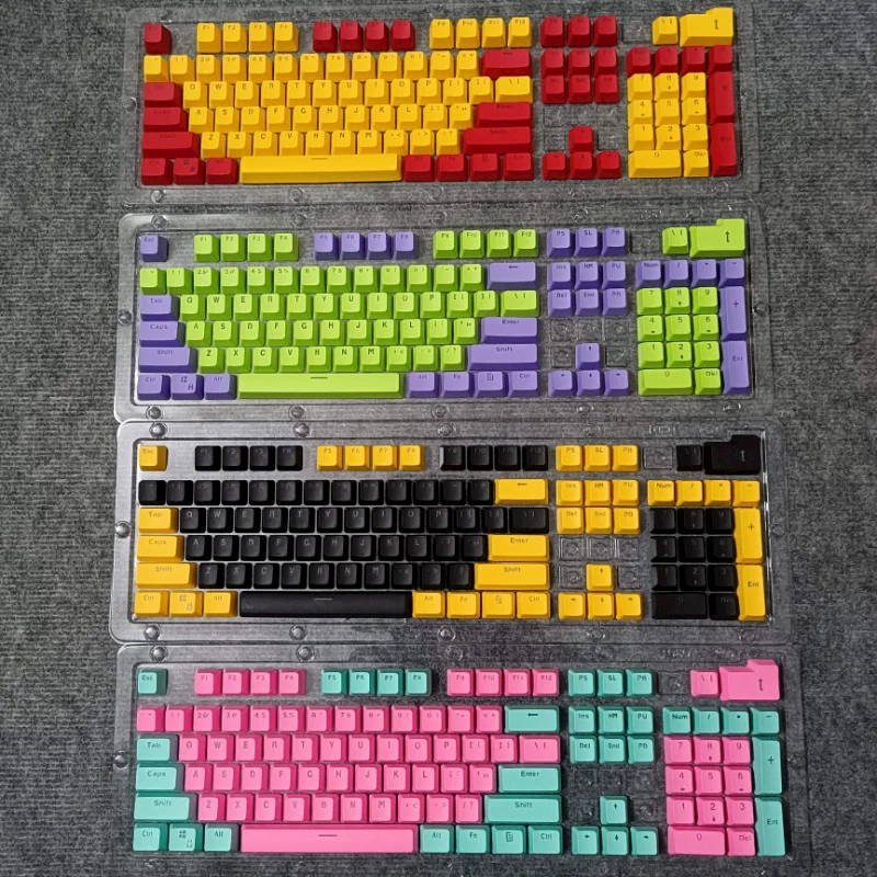 ดี Pbt Oem Keycaps 61/87/104 ค - Keycaps Pbt Double Shot 104 Keys บทวิจารณ์และราคา