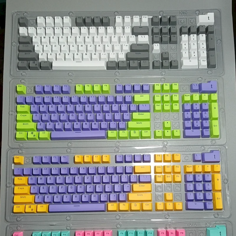 ดี Pbt Oem Keycaps 61/87/104 ค - Keycaps Pbt Double Shot 104 Keys บทวิจารณ์และราคา