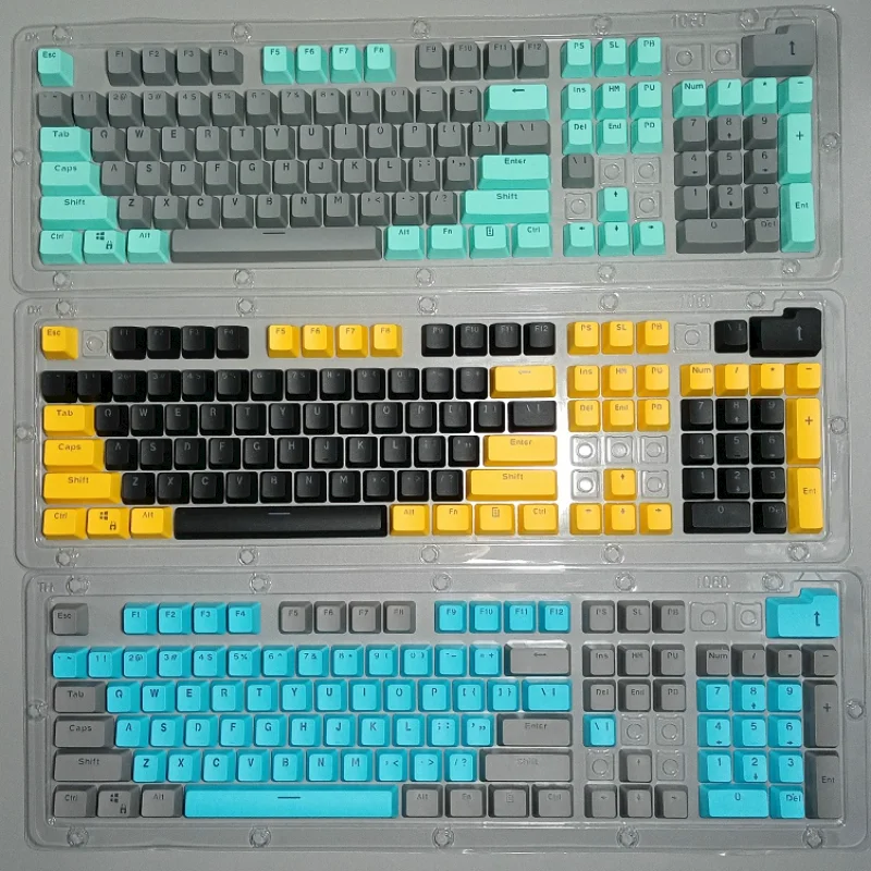 ดี Pbt Oem Keycaps 61/87/104 ค - Keycaps Pbt Double Shot 104 Keys บทวิจารณ์และราคา