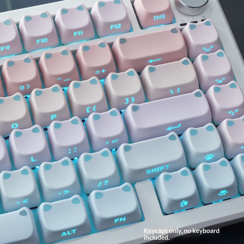 ชุดคีย์แคป PBT แบบมีไฟ RGB ลาย - Keycaps Spacebar 6.25U Custom บทวิจารณ์และราคา