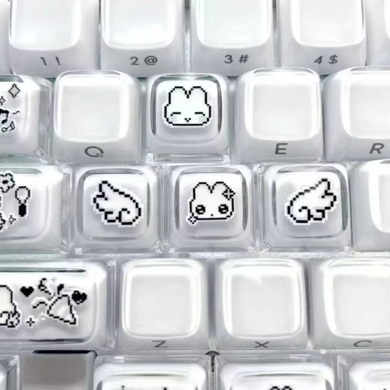 ชุดคีย์แคป 4 ชิ้น ลายกระต่ายพิ - Keycaps Cherry Profile Pbt บทวิจารณ์และราคา