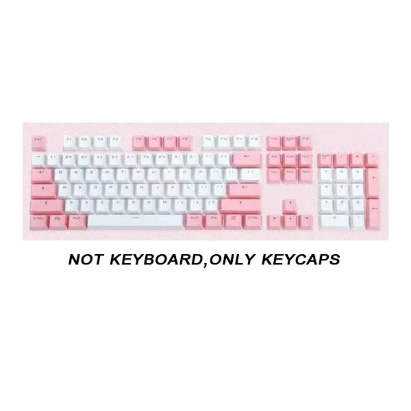 ชุดคีย์แคป OEM 104 ปุ่ม แบบมีไ - Keycaps Pbt Double Shot 104 Keys บทวิจารณ์และราคา