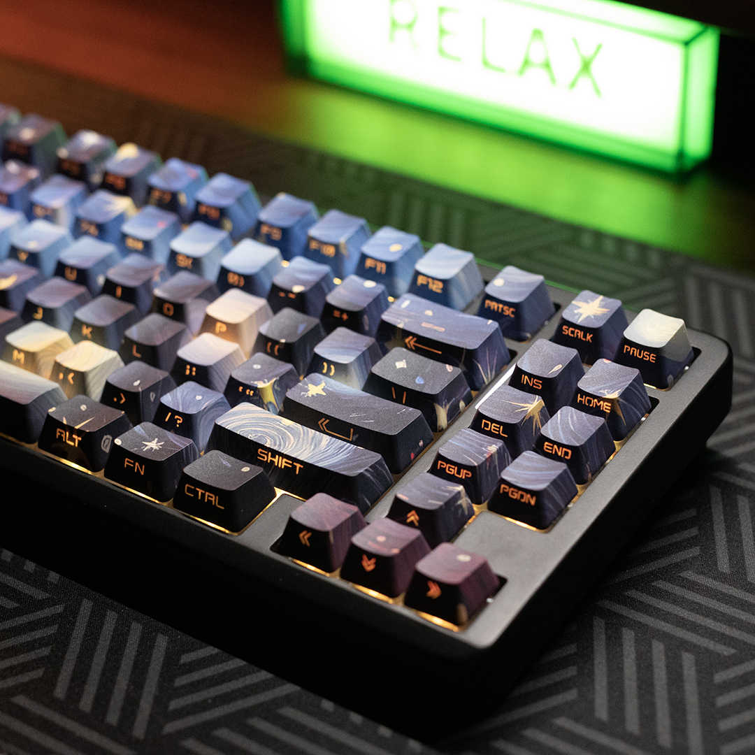 คีย์แคป PBT สำหรับคีย์บอร์ดกลไ - Keycaps Oem Profile 87 Keys บทวิจารณ์และราคา